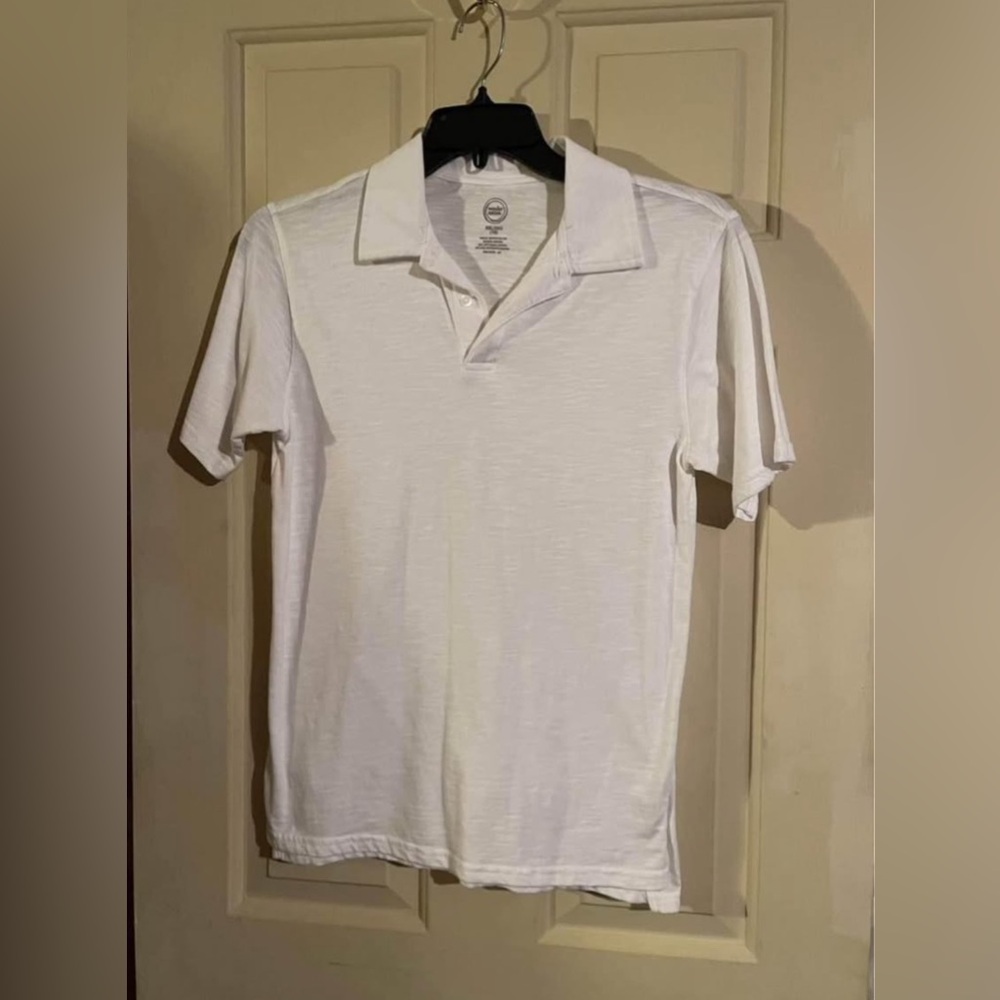 Wonder Nation Crisp White Polo Shirt